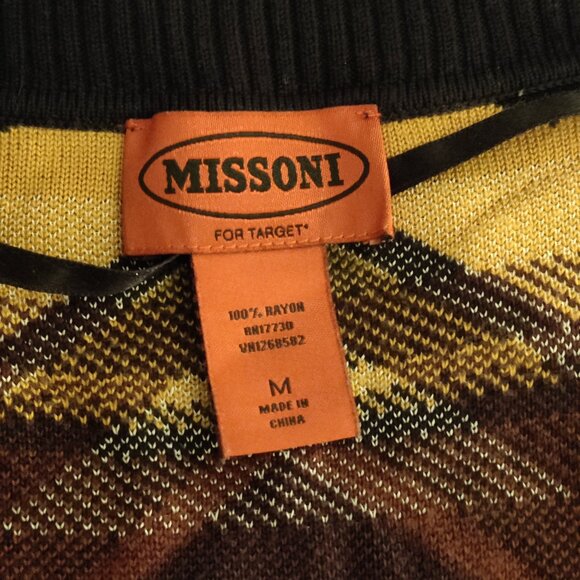 Missoni for Target Zig Zag/Chevron Long Cardigan SZ M - Picture 3 of 5